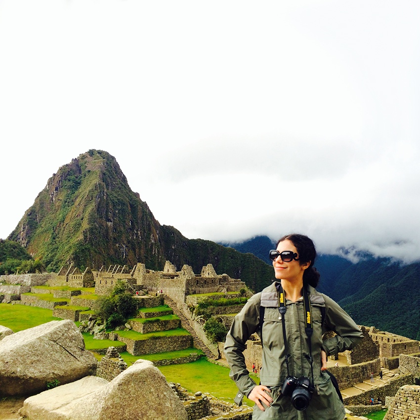 Kathy Jalali at Machu Pichu